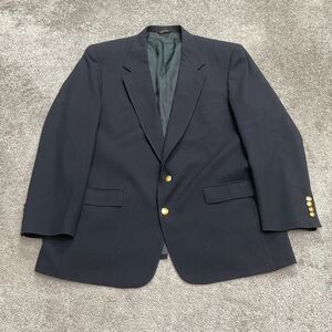 Austin Reed Dillard's Wool Suit Blazer Jacket Mens 46R Navy Blue Single Vented